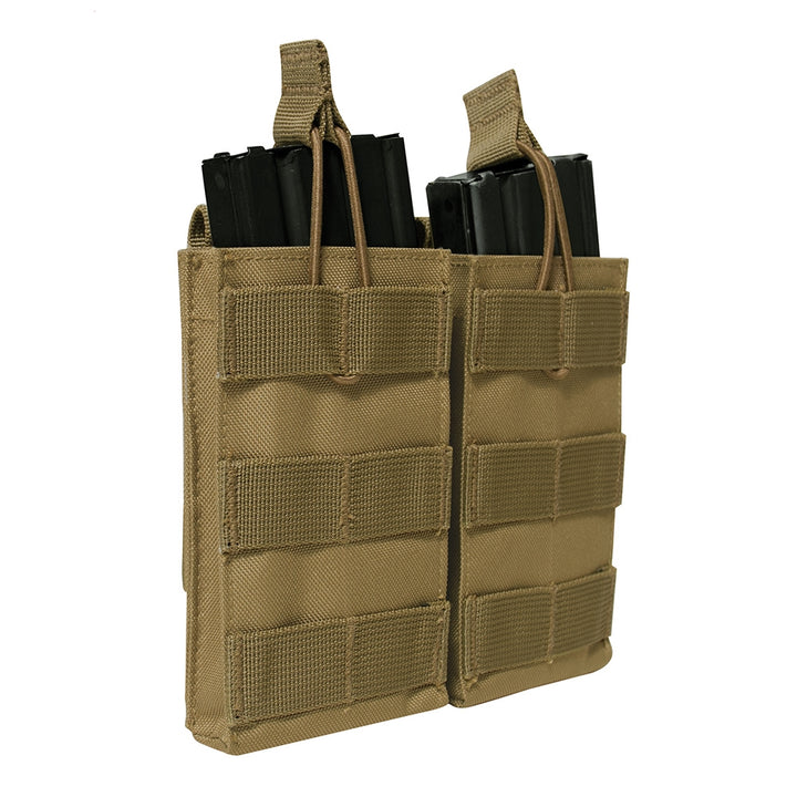 Rothco Coyote Open Top Double Mag Pouch - 31004