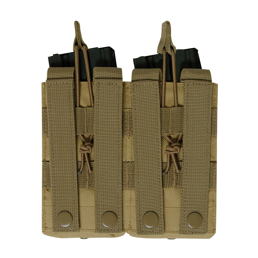 Rothco Coyote Open Top Double Mag Pouch - 31004