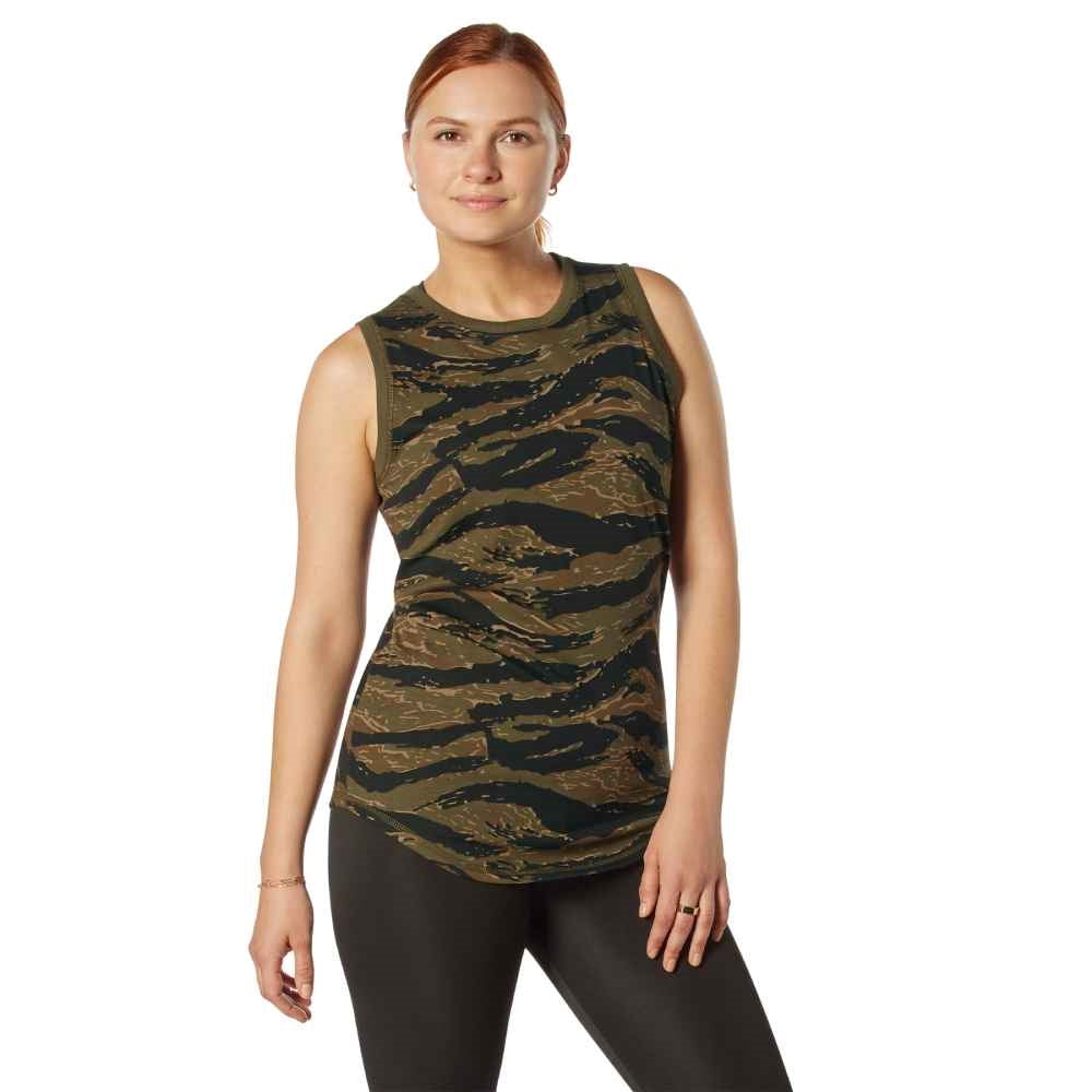 Rothco Women Tiger Stripe Essential Tank Top 13236