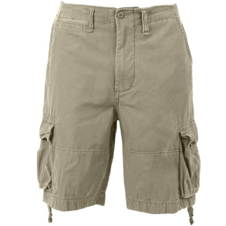 Rothco Khaki Vintage Infantry Utility Shorts 2547