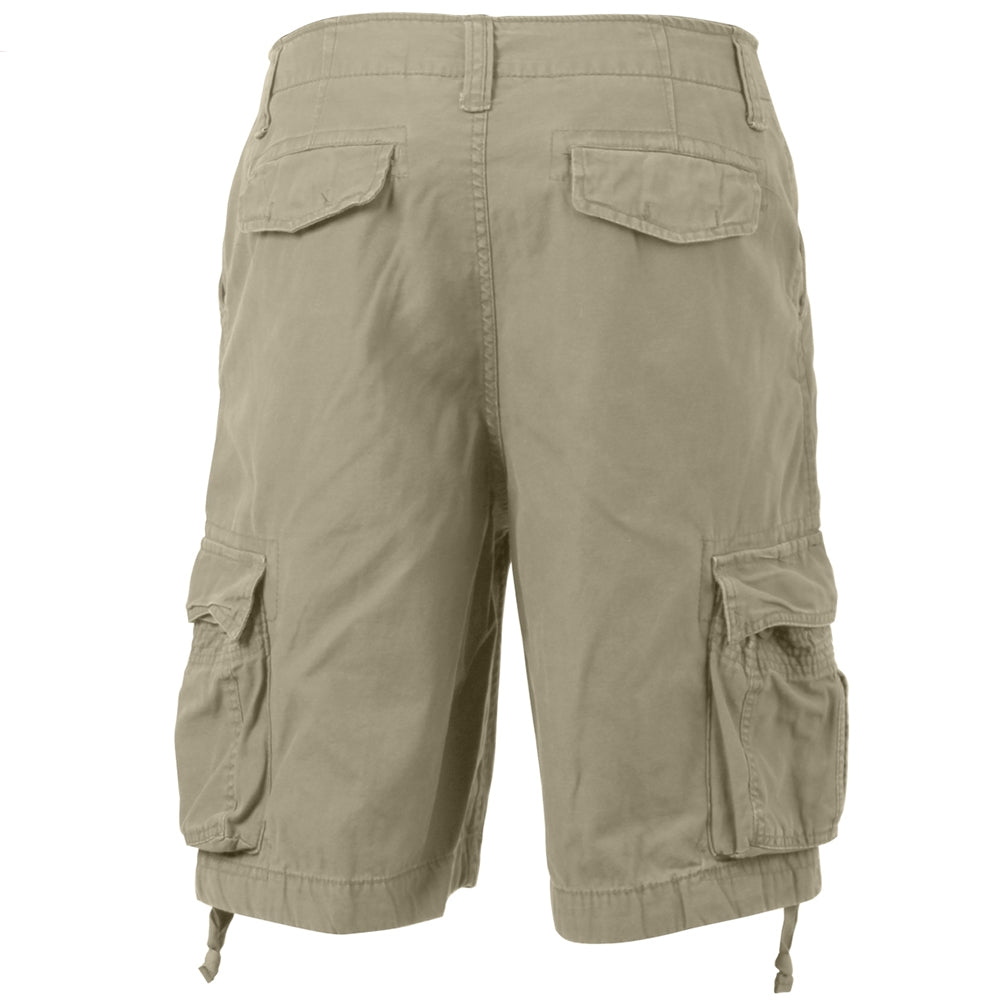 Rothco Khaki Vintage Infantry Utility Shorts 2547