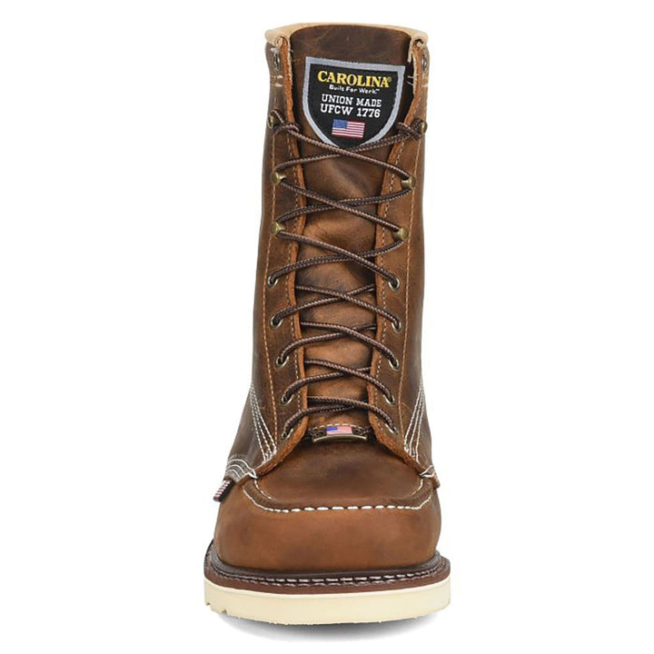 Carolina Amp Usa Union Built Steel Safety Toe Wedge Work Boot CA8512