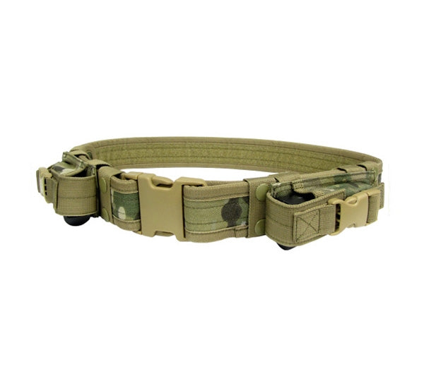 Condor Multicam Tactical Belt TB-008 with Magazine Pouches - Army Navy USA