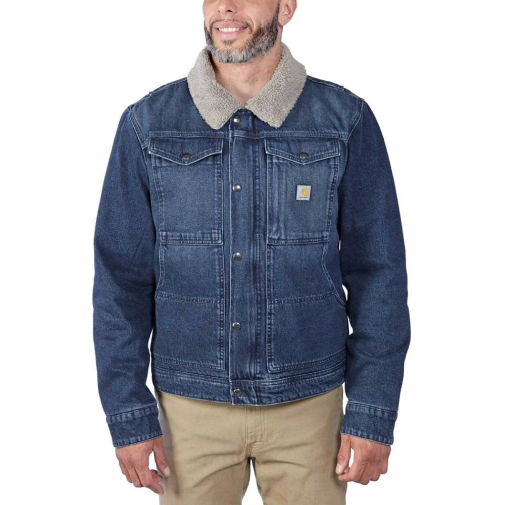 Carhartt Relaxed Fit Denim Sherpa-lined Jacket 106323