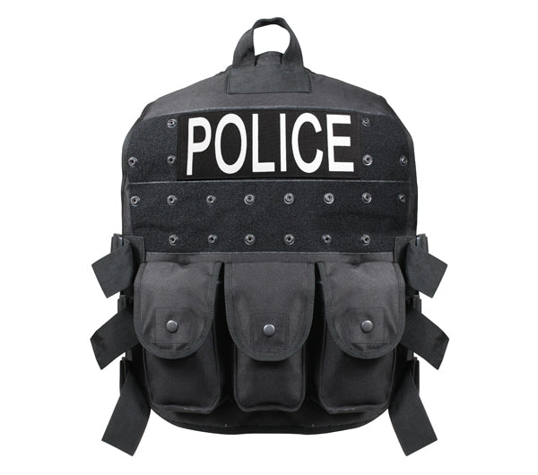 Rothco Black Tactical Raid Vest - 6785