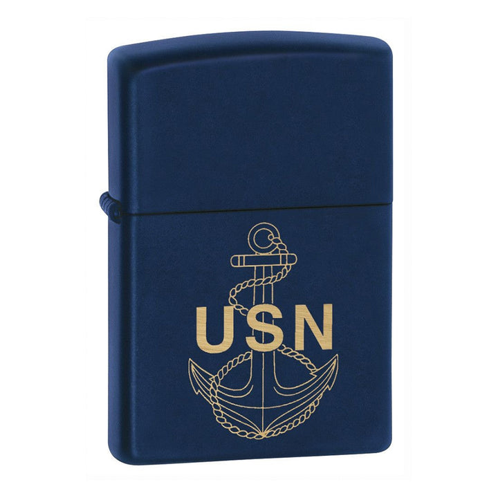 Zippo US Navy Anchor Navy Matte Lighter 10275