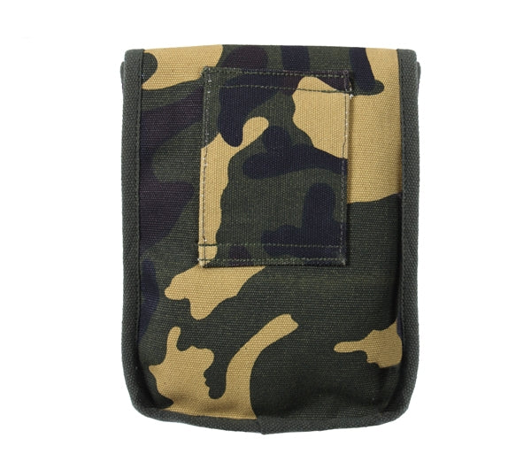 Rothco Woodland Camo 2 Pocket Canvas Ammo Pouch 9802