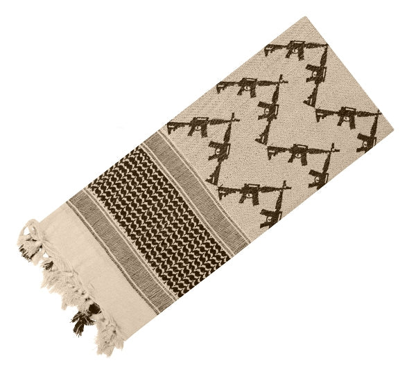 Rothco Crossed Rifles Shemagh Scarf - 8737