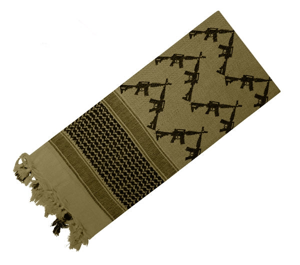 Rothco Crossed Rifles Shemagh Scarf - 8737