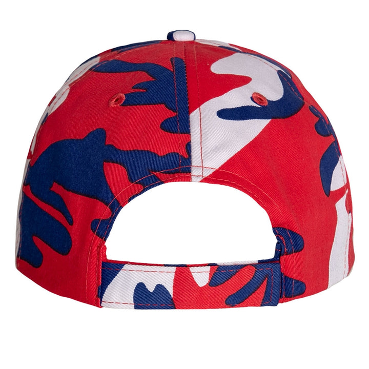 Rothco Red White and Blue Camo Low Profile Cap 3561