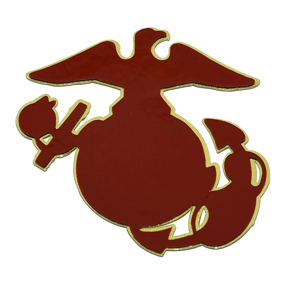 U.S. Marine Corps  EGA Gold Metal Auto Emblem ME-03