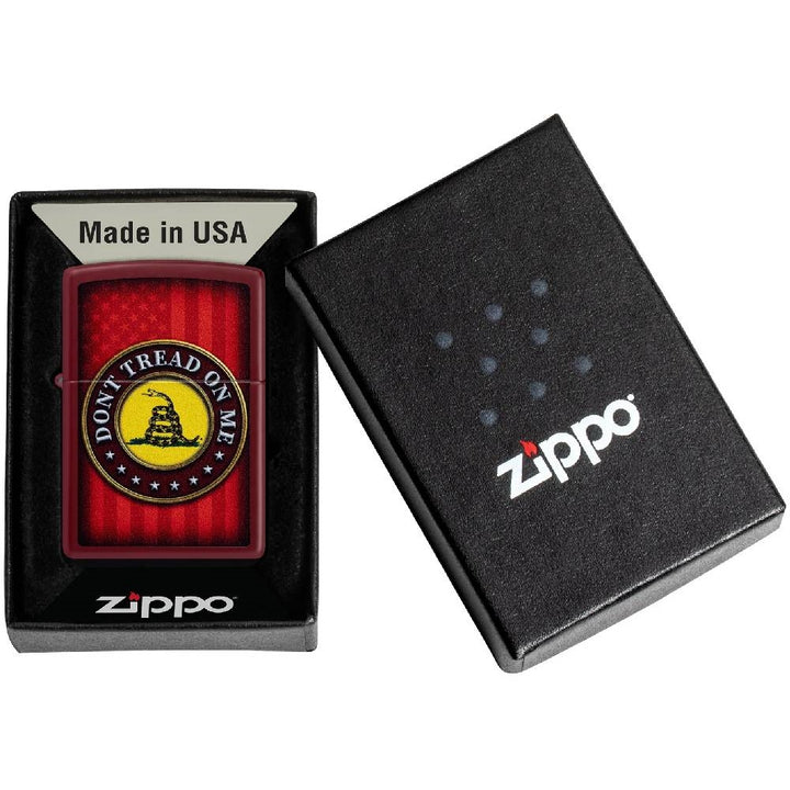 Zippo Dont Tread on Me Crest Design Lighter - 46419
