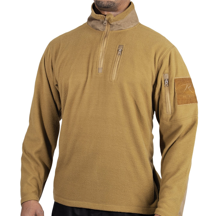 Rothco Coyote Quarter Zip Fleece Pullover 97345