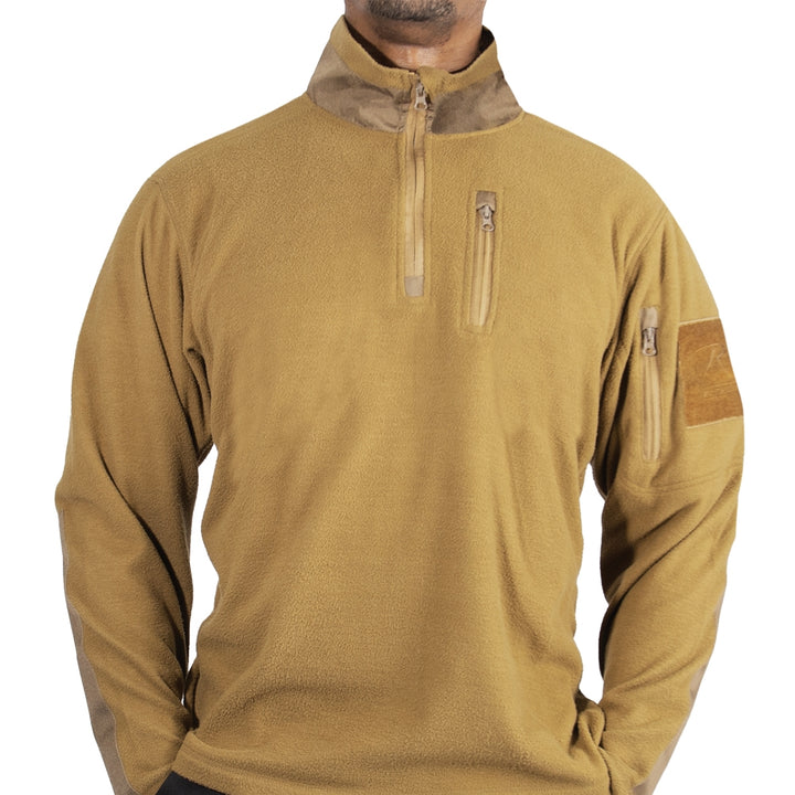 Rothco Coyote Quarter Zip Fleece Pullover 97345