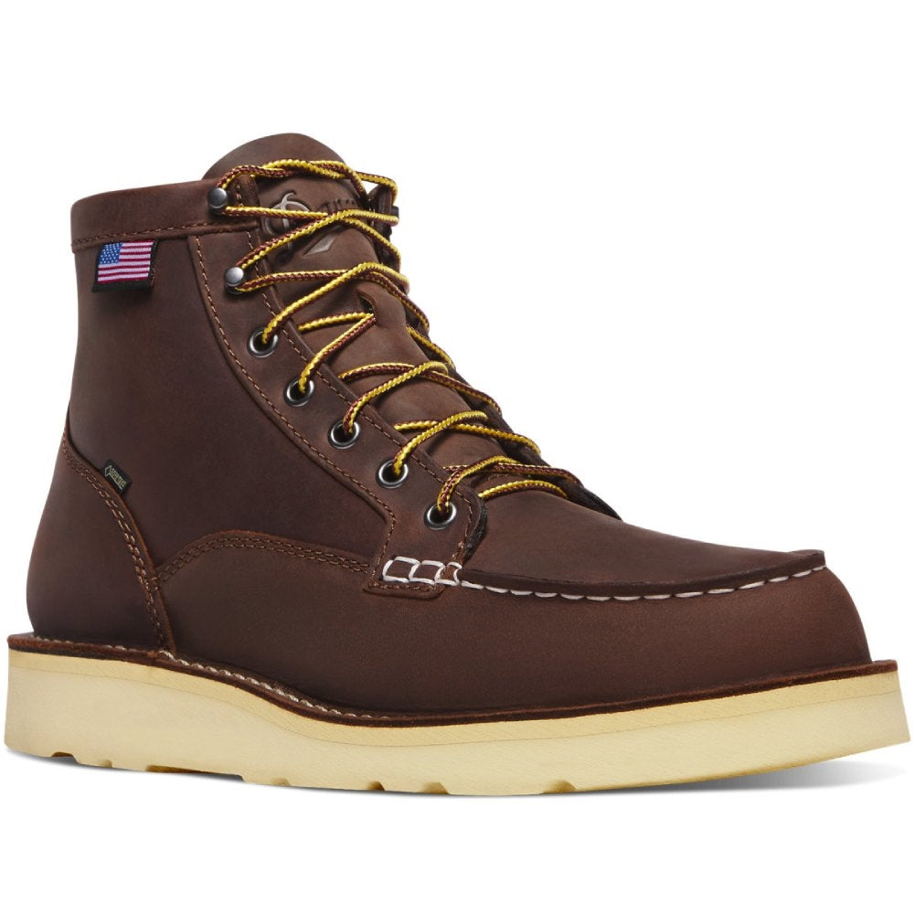 Danner Bull Run Moc & Steel Toe GTX Waterproof Wedge Sole Work Boot 15589