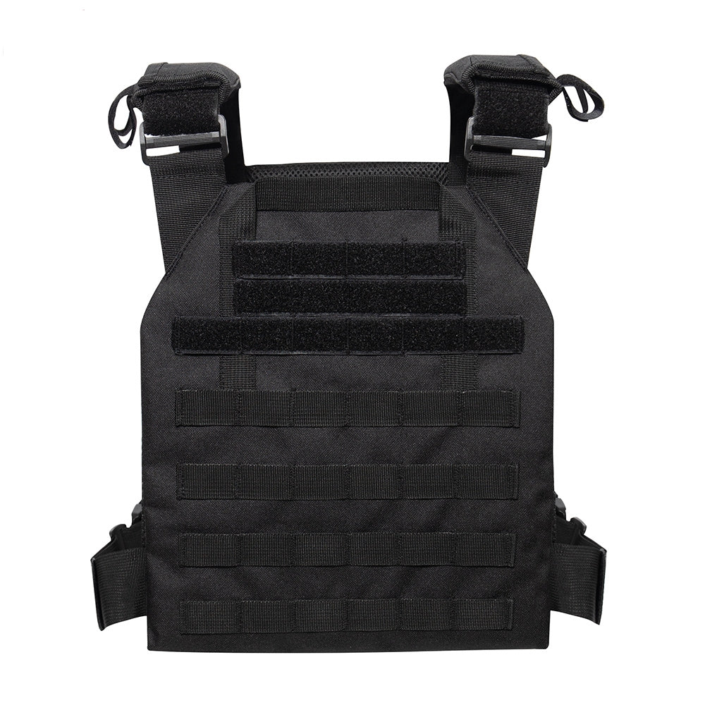 Rothco Black Low Profile Plate Carrier Vest - 55890
