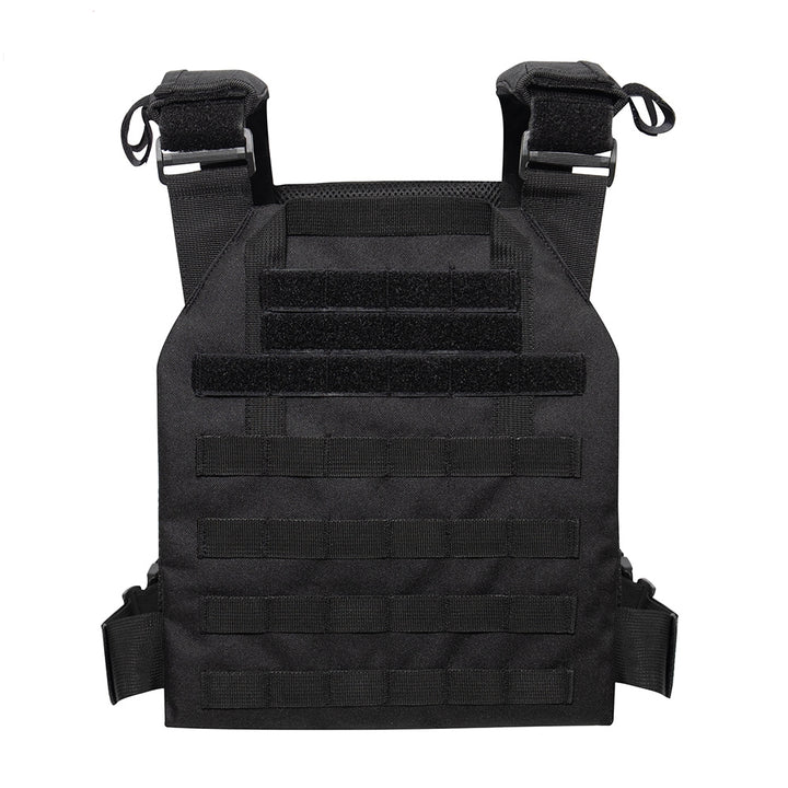 Rothco Black Low Profile Plate Carrier Vest - 55890