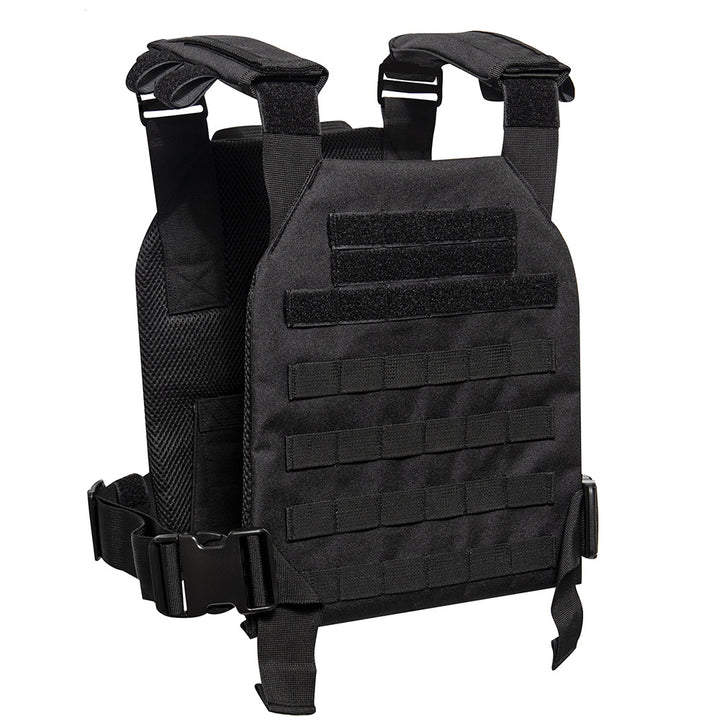 Rothco Black Low Profile Plate Carrier Vest - 55890