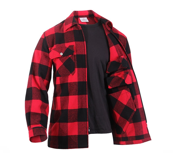 Rothco Red Concealed Carry Flannel Shirt 3966