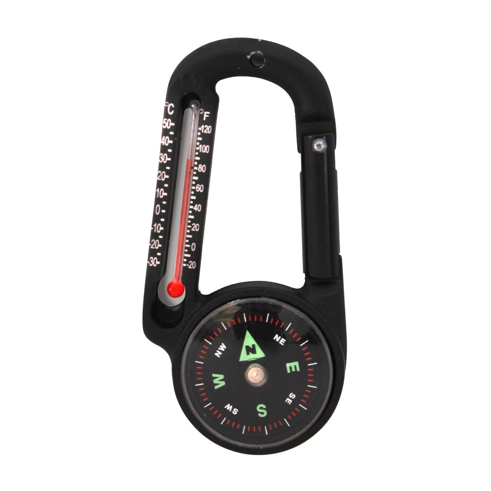 Rothco Carabiner Compass Thermometer - 6500