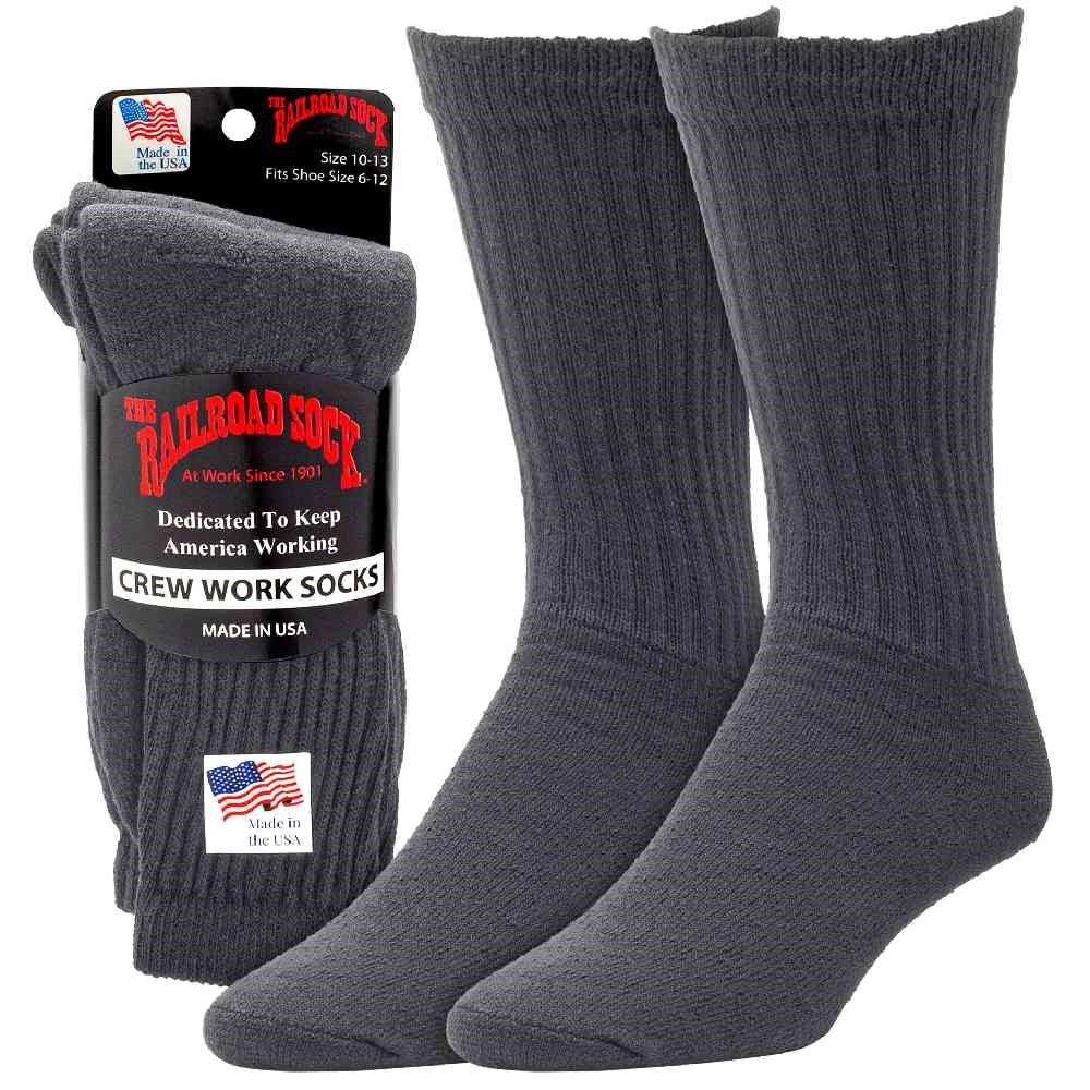 Railroad Socks Crew Work Socks 6030