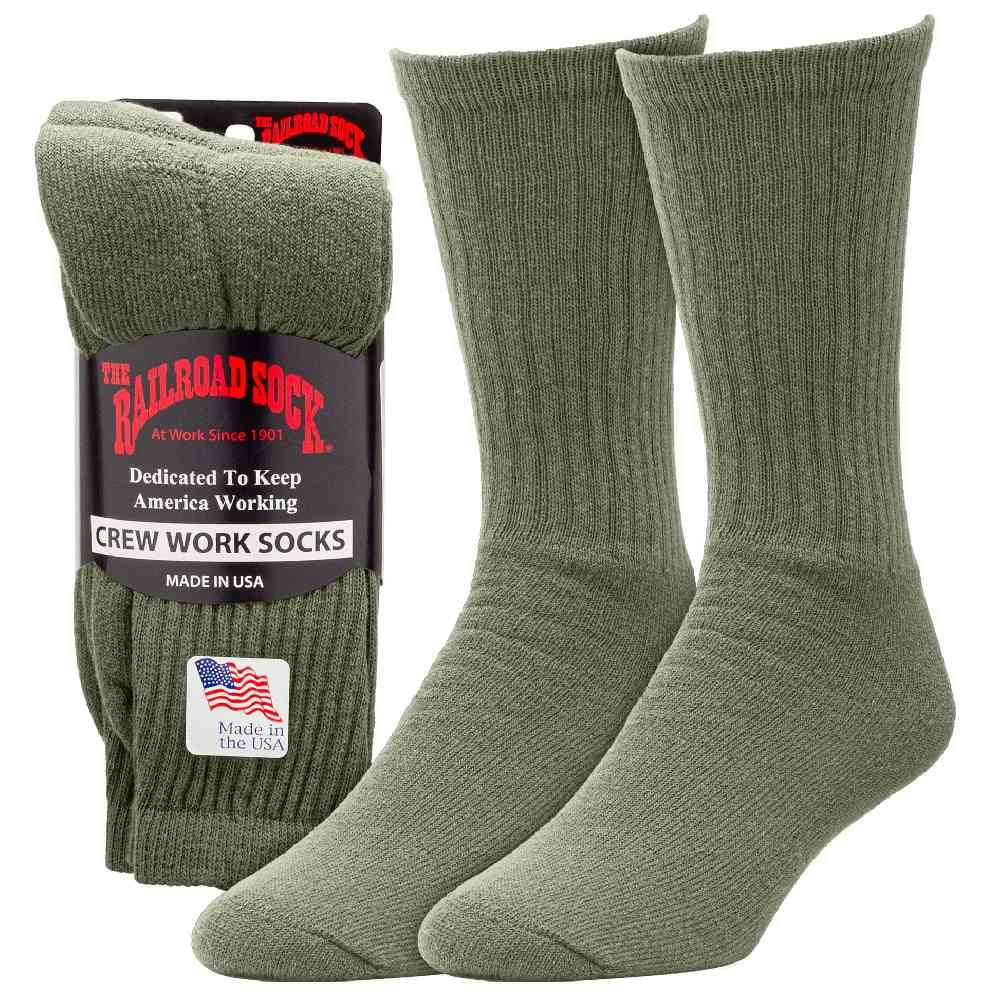 Railroad Socks Crew Work Socks 6030