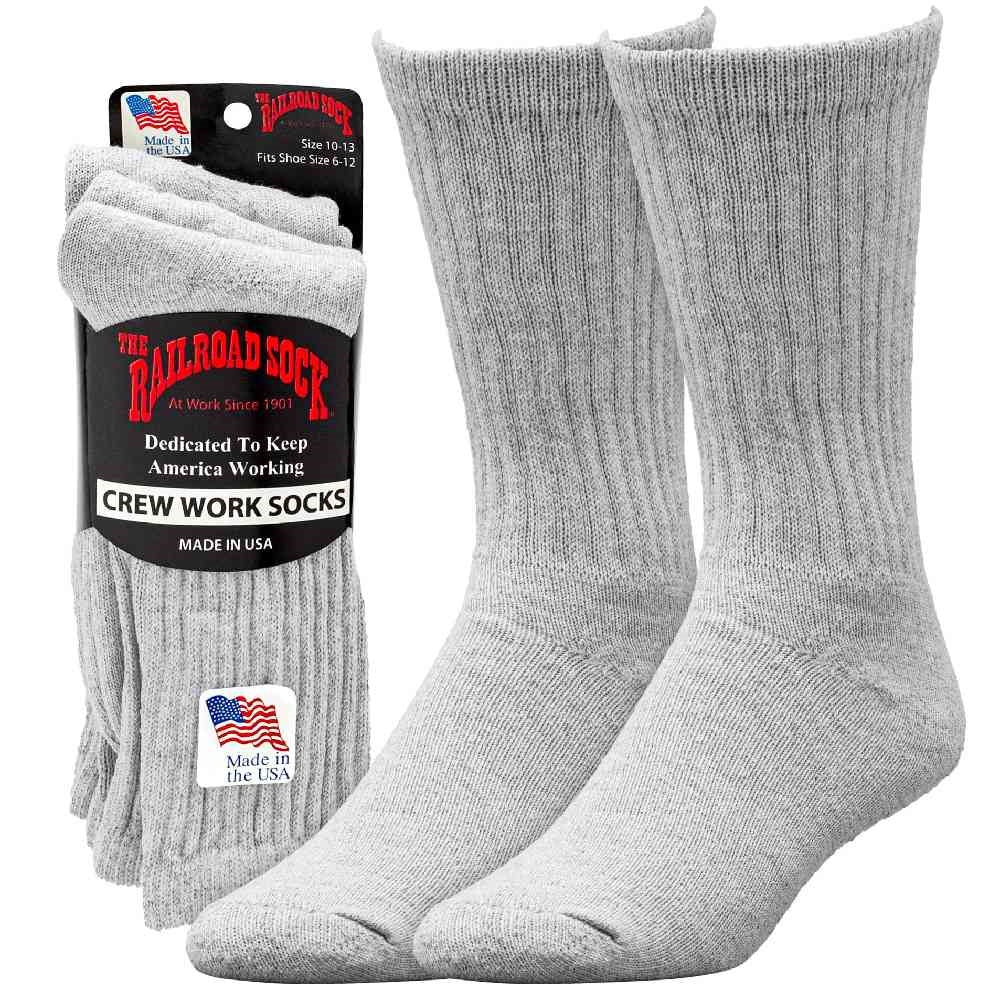 Railroad Socks Crew Work Socks 6030