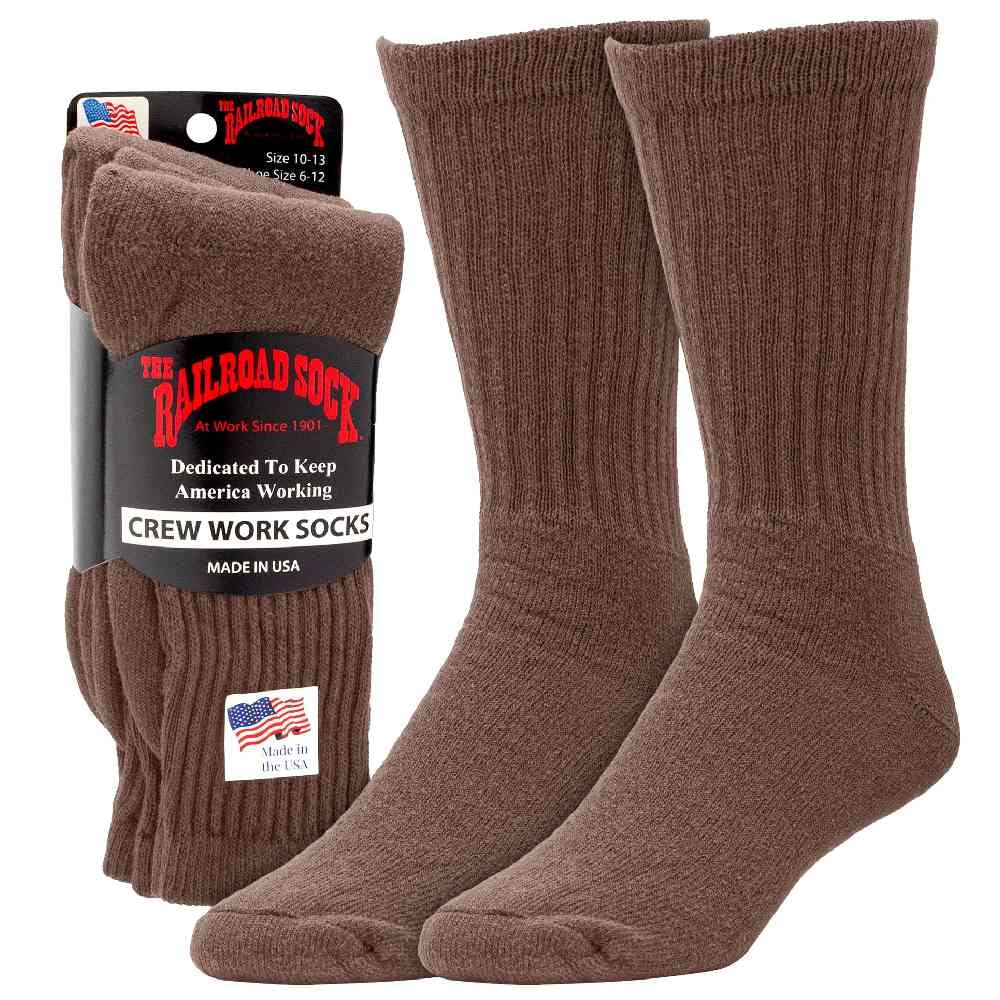 Railroad Socks Crew Work Socks 6030