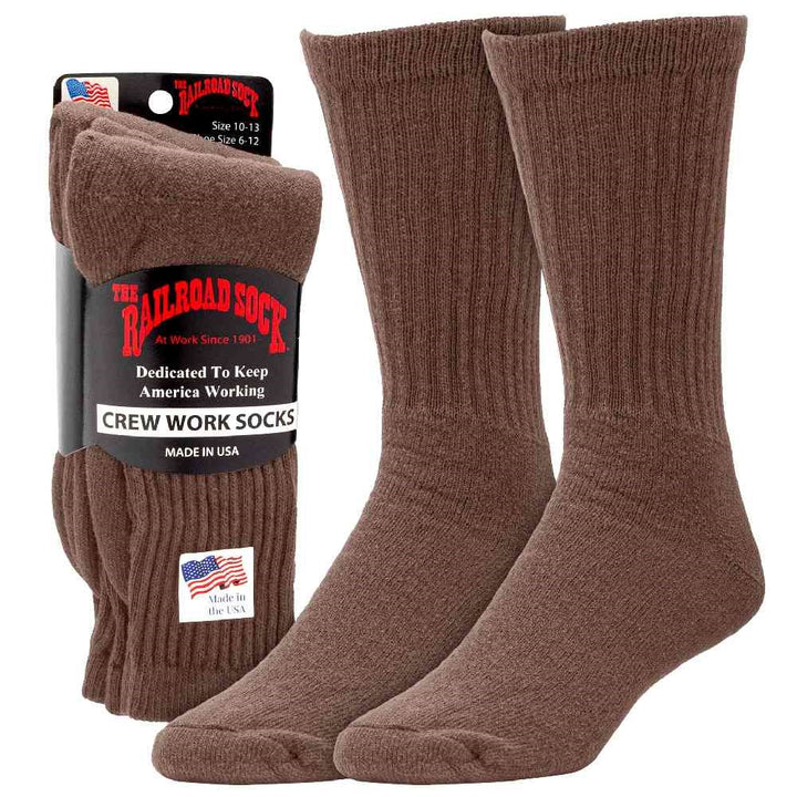 Railroad Socks Crew Work Socks 6030