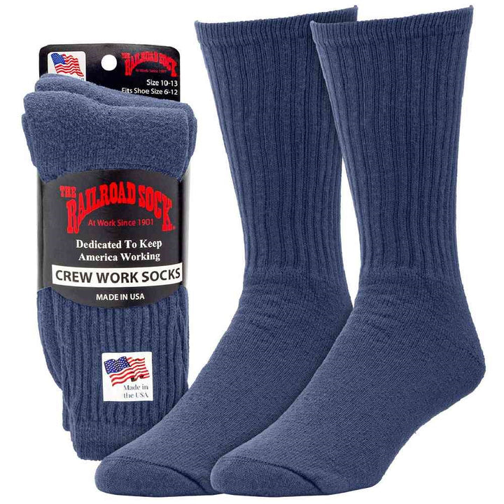 Railroad Socks Crew Work Socks 6030
