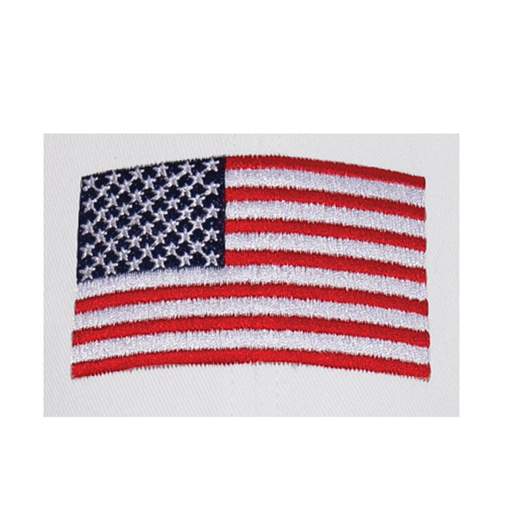 Rothco USA Flag White Cap - 4604