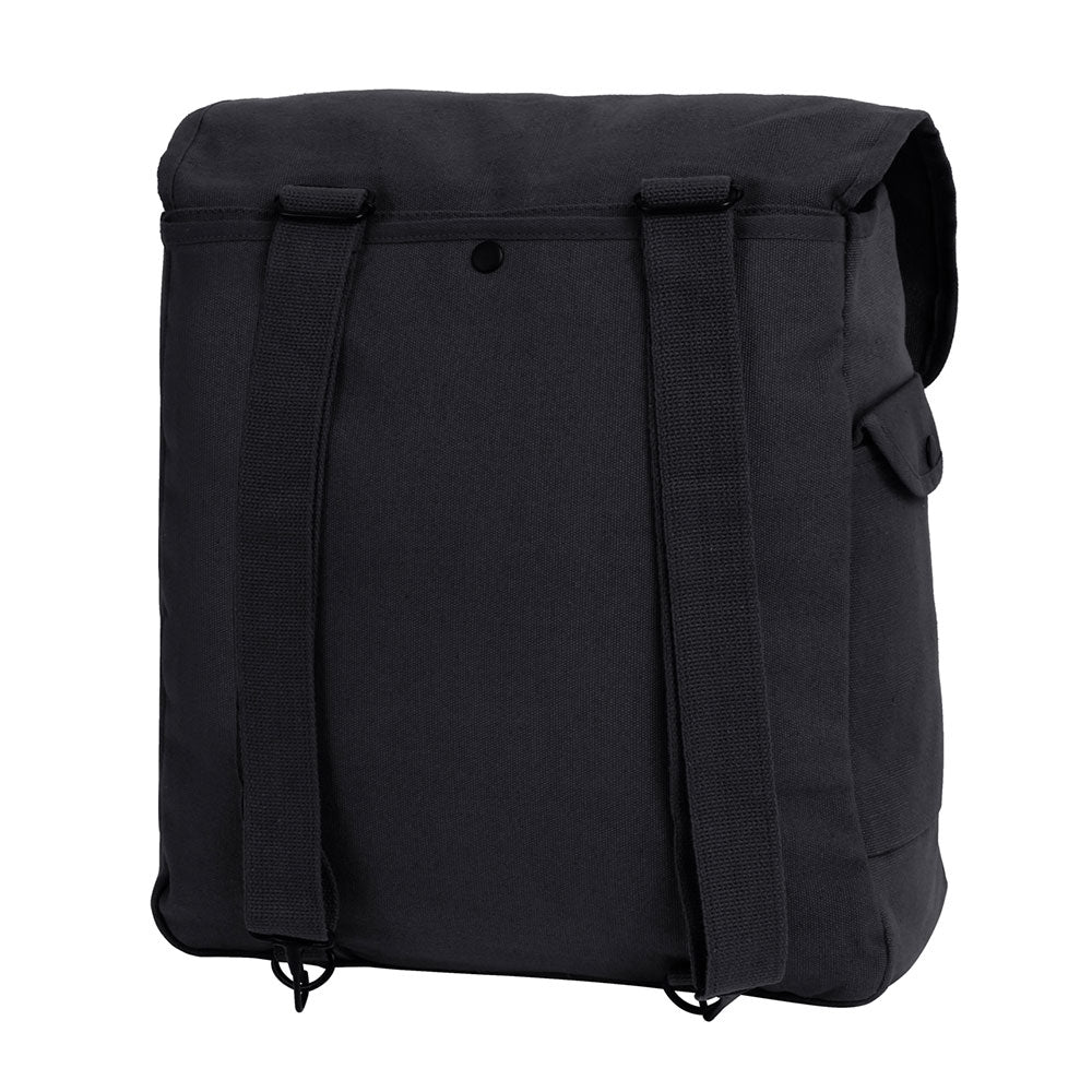 Rothco Black Canvas Jumbo Musette Bag - 2355