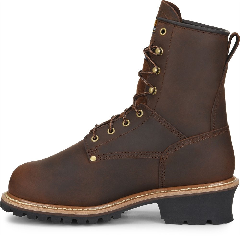 Carolina Boots 8 Inch Steel Toe Logger Boots - CA7821