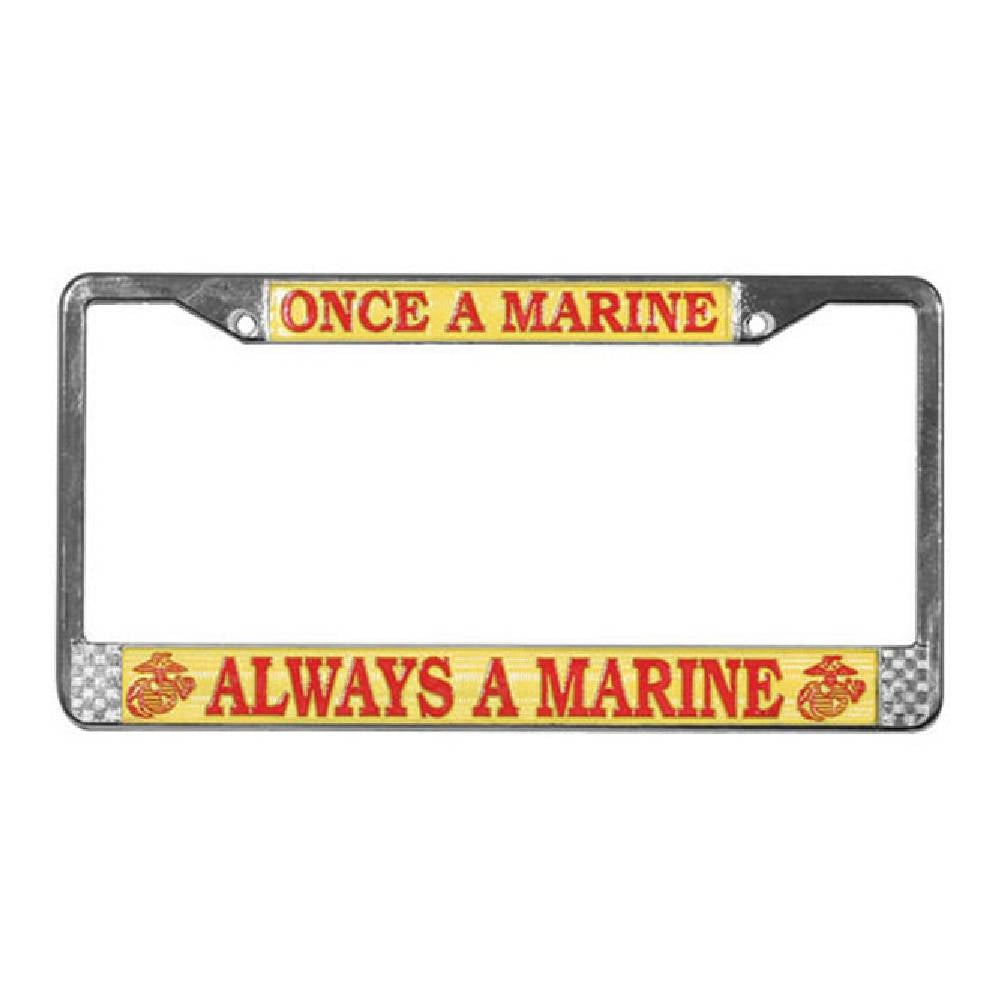 Once A Marine Always A Marine License Plate Frame LFM10
