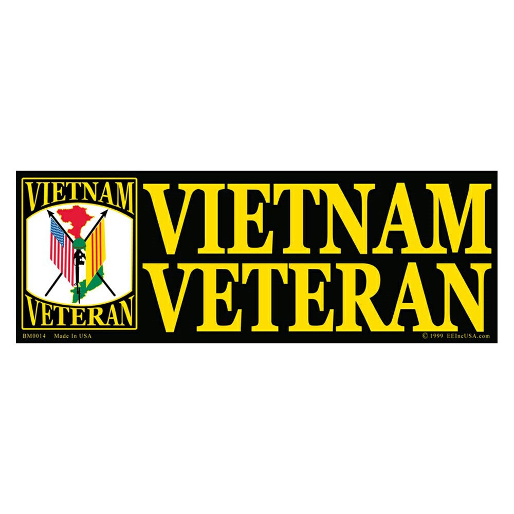 Vietnam Veteran Bumper Sticker - BM0014
