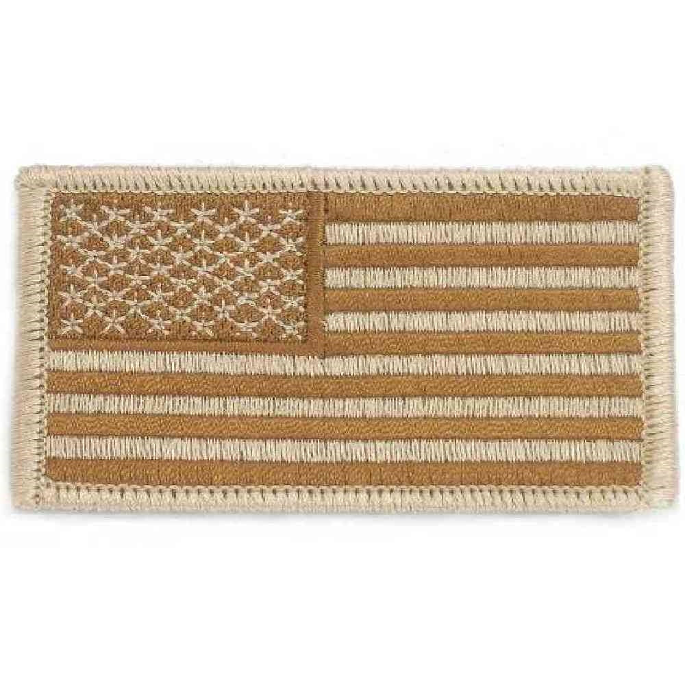 Rothco Desert Tan Border American Flag Patch 1888