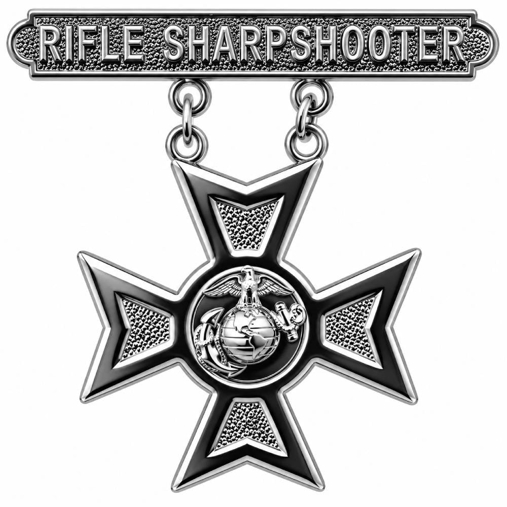 Marine Corps Rifle Sharpshooter Qualification Bar - P16368