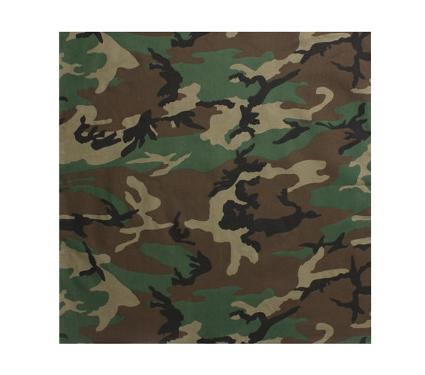 Rothco Woodland Camouflage Bandana - 4141