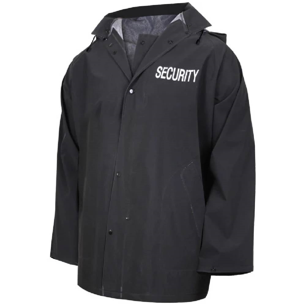 Rothco Black Security Rain Jacket 36651