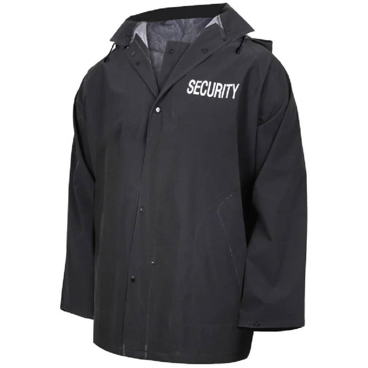 Rothco Black Security Rain Jacket 36651