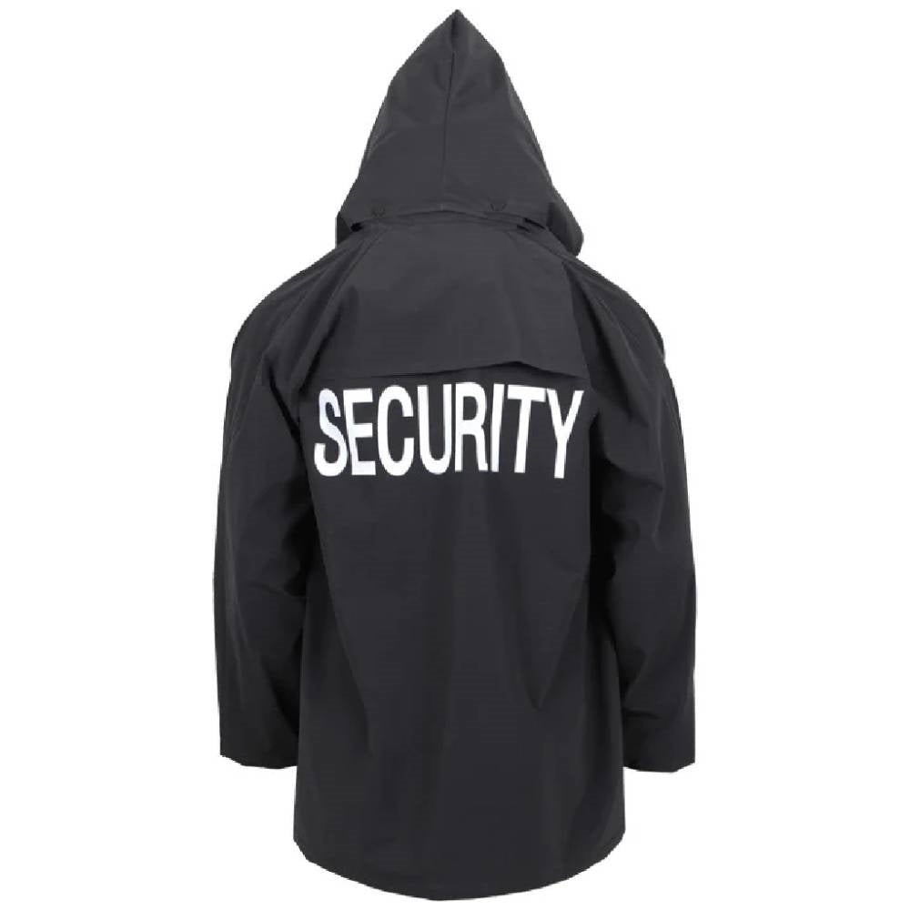 Rothco Black Security Rain Jacket 36651