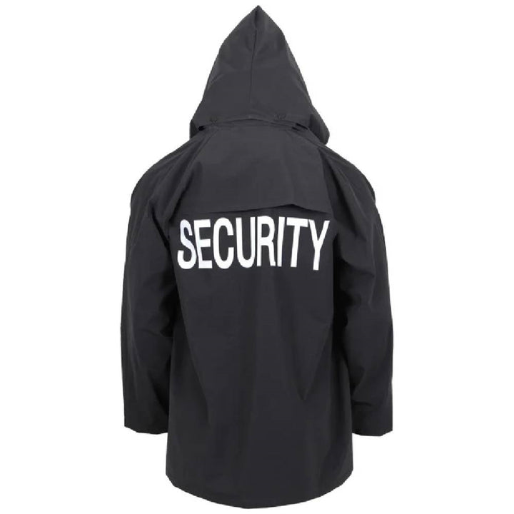 Rothco Black Security Rain Jacket 36651