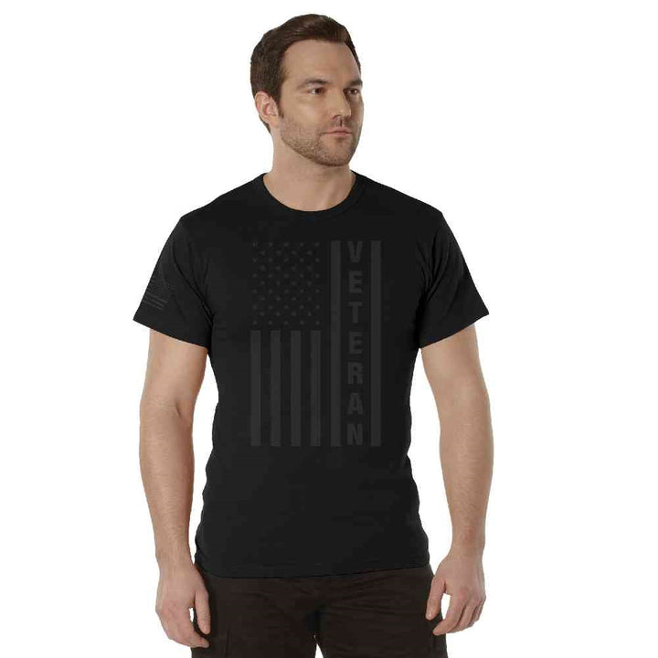 Rothco Veteran Black Flag T-Shirt 27930