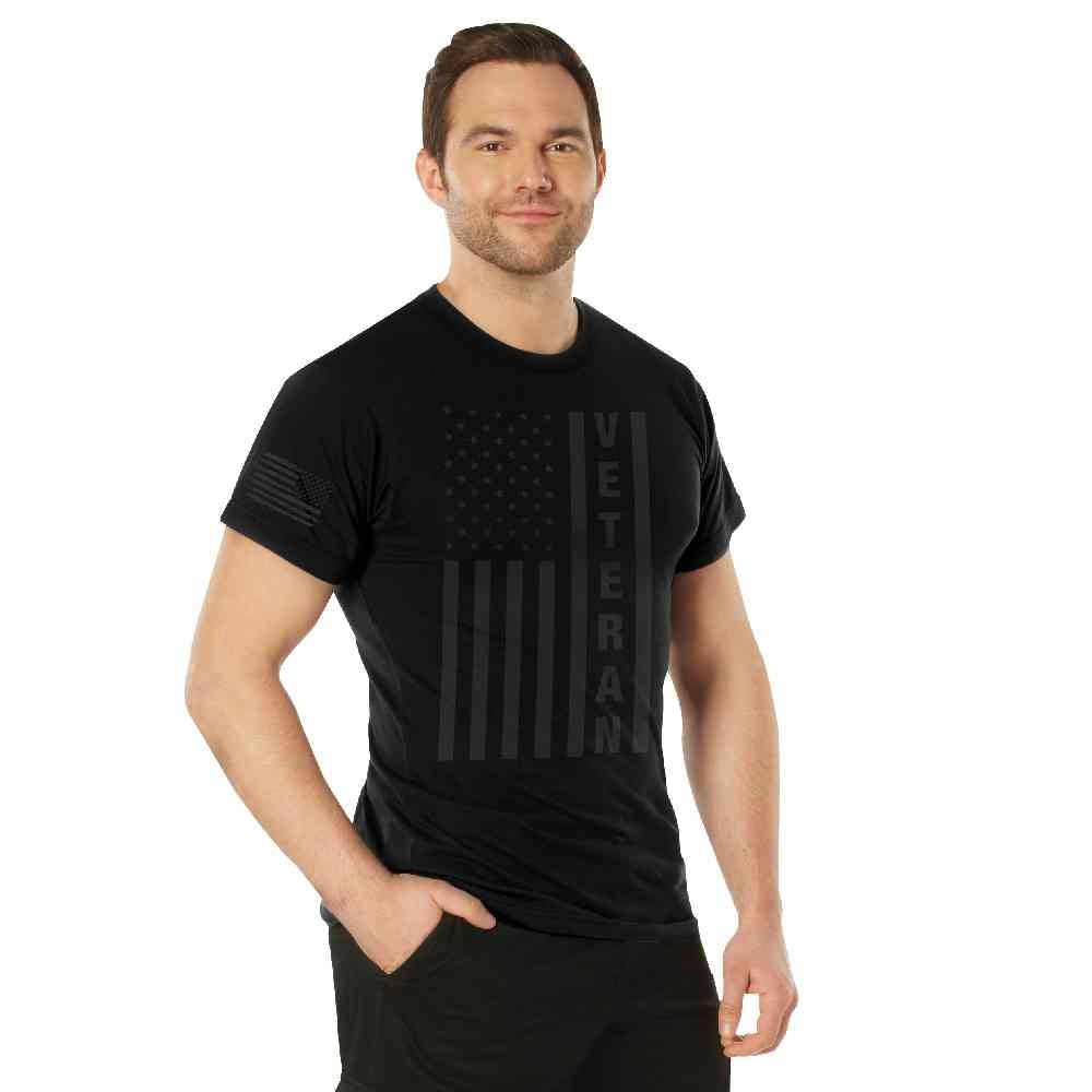 Rothco Veteran Black Flag T-Shirt 27930