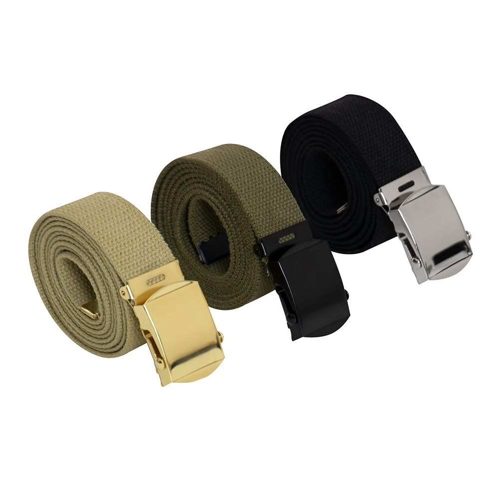 Rothco 4912  Military Web Belts 3 Pack