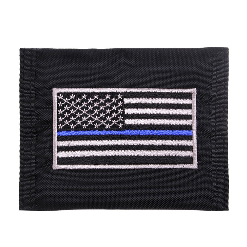 Thin Blue Line Flag Nylon Commando Wallet 10649
