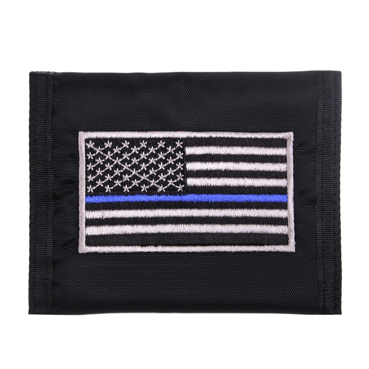 Thin Blue Line Flag Nylon Commando Wallet 10649
