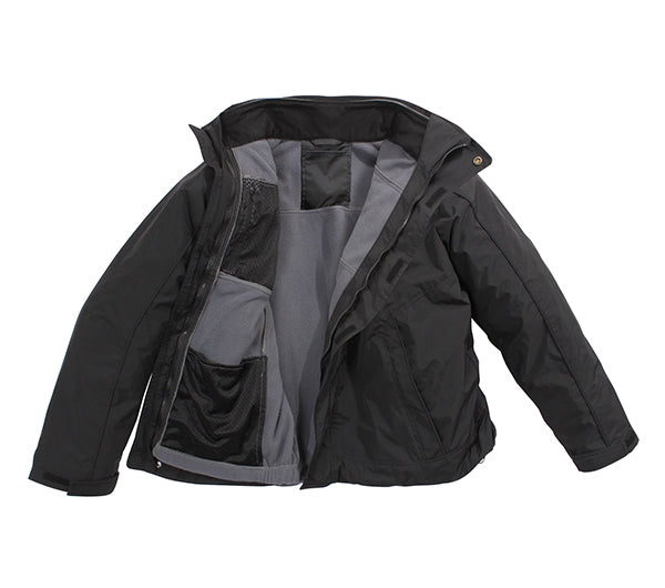Rothco Black All Weather 3-In-1 Jacket 7704