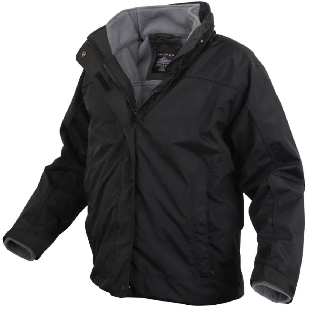 Rothco Black All Weather 3-In-1 Jacket 7704