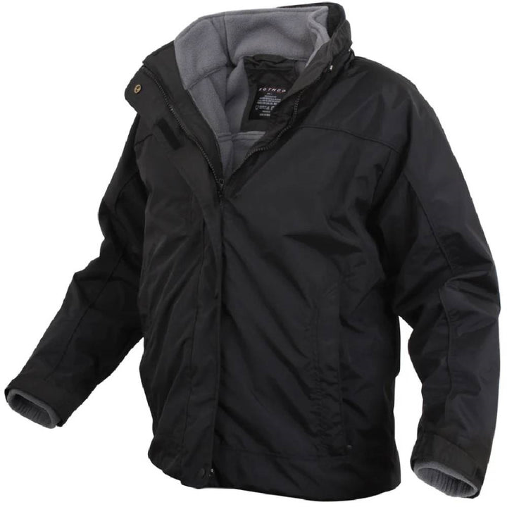 Rothco Black All Weather 3-In-1 Jacket 7704